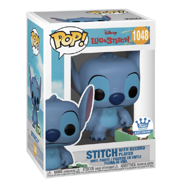 Stitch With Record Player Funko Pop Lilo Y Stitch 1048 Funko Shop