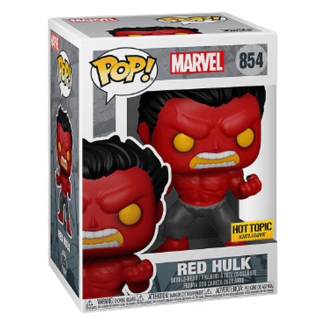 Red Hulk Funko Pop Marvel 854 Hot Topic