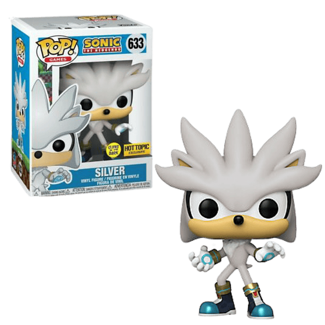 Silver Funko Pop Sonic 633 Hot Topic