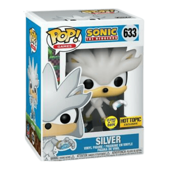 Silver Funko Pop Sonic 633 Hot Topic