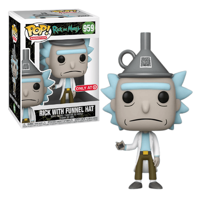 Rick With Funnel Hat Funko Pop Rick And Morty 959 Target