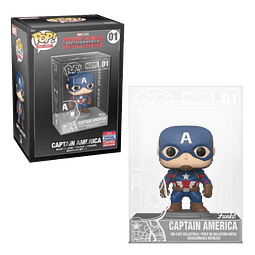 Captain America Funko Pop Die-Cast 01 Funkon 2021