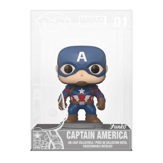 Captain America Funko Pop Die-Cast 01 Funkon 2021