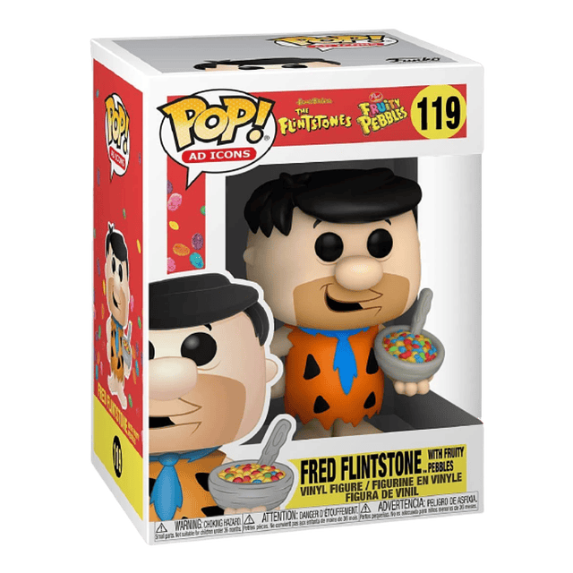 Fred Flintstone With Fruity Pebbles Funko Pop The Flintstones 119