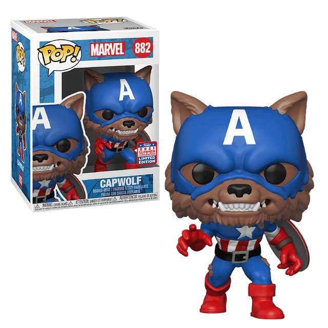 CapWolf Funko Pop Marvel 882 Funkon 2021