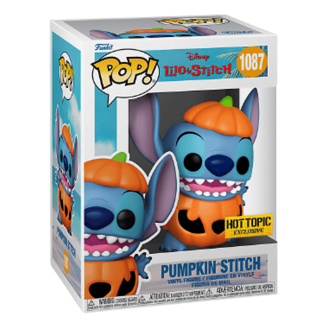Pumpkin Stitch Funko Pop Lilo Y Stitch 1087 Hot Topic