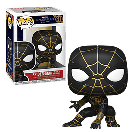 Spiderman Black Gold Suit Funko Pop Spiderman No Way Home 911