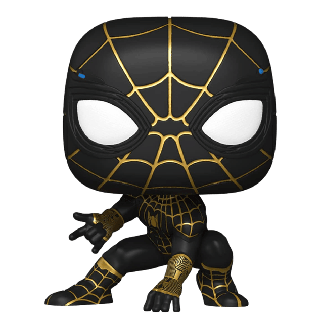 Spiderman Black Gold Suit Funko Pop Spiderman No Way Home 911
