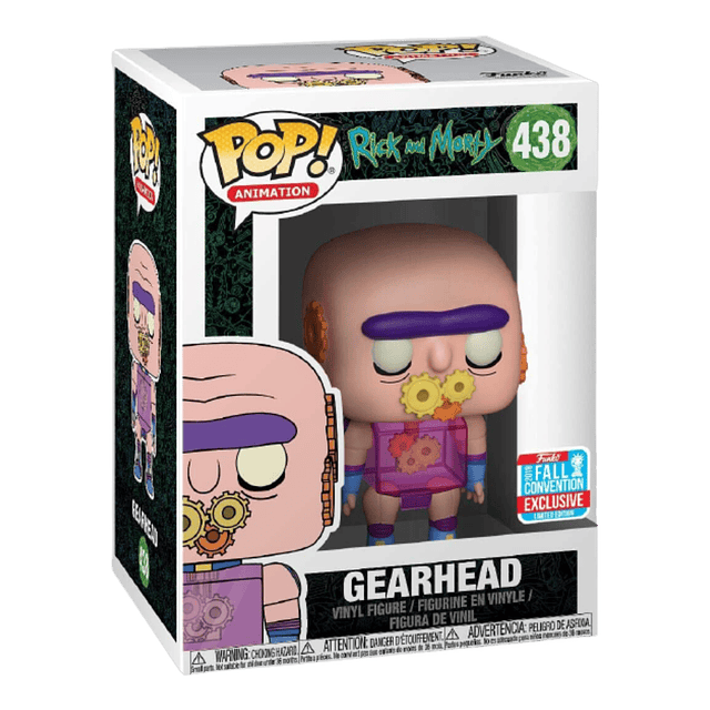 Gearhead Funko Pop Rick And Morty 438 NYCC 2018