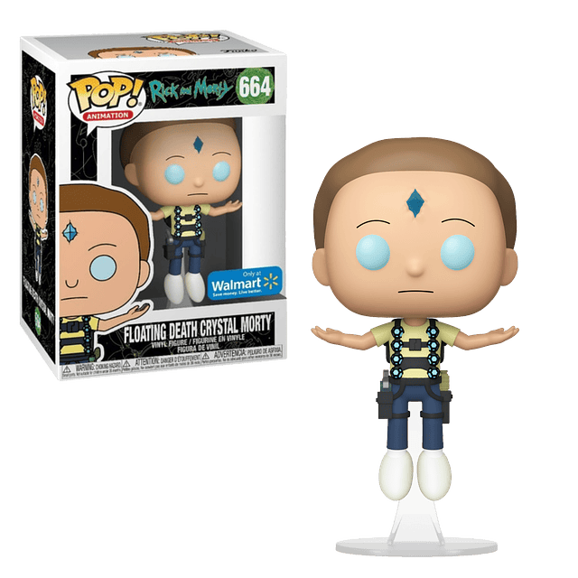 Floating Death Crystal Morty Funko Pop Rick And Morty 664 Walmart