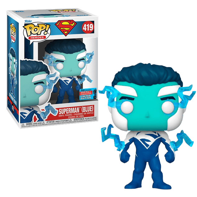 Superman Blue Funko Pop 419 NYCC 2021