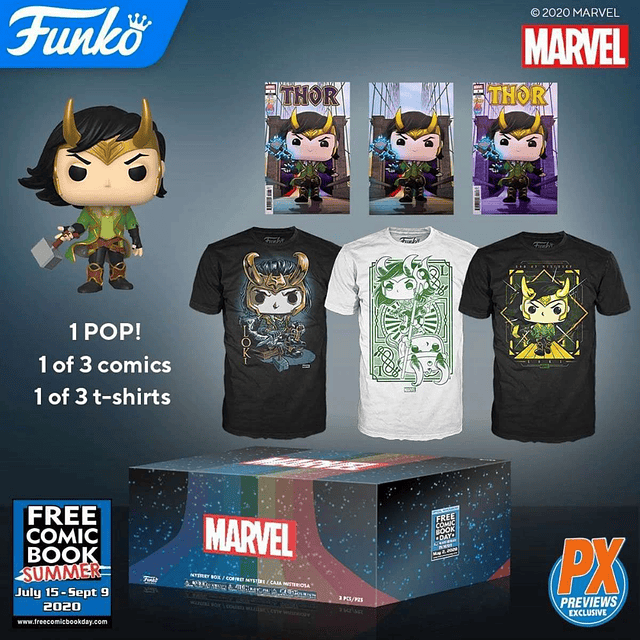 Funko Pop Marvel Free Comic Book Day Loki