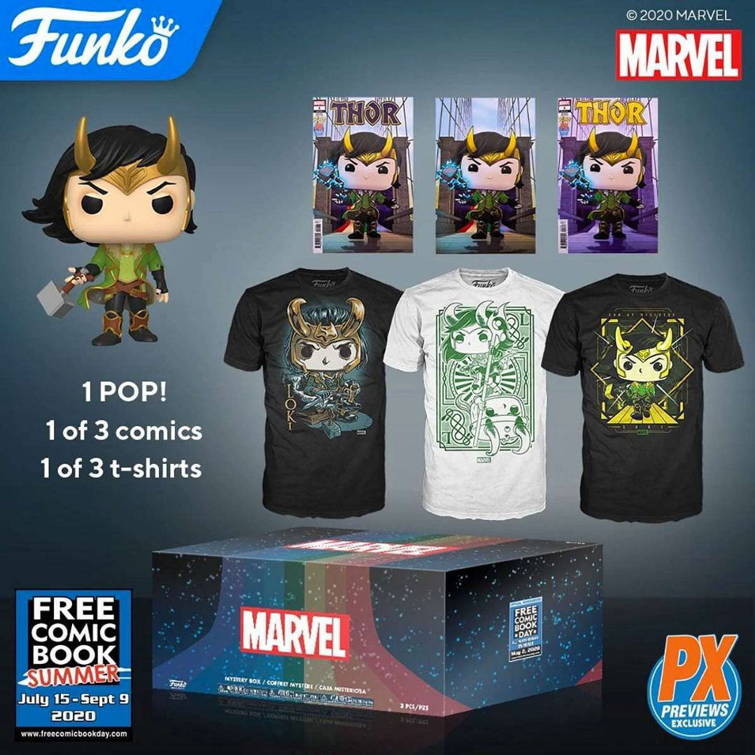 Funko Pop Marvel Free Comic Book Day Loki 3