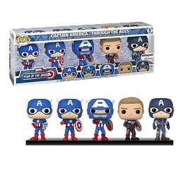 Captain America Through The Ages Funko Pop 5 Pack Amazon