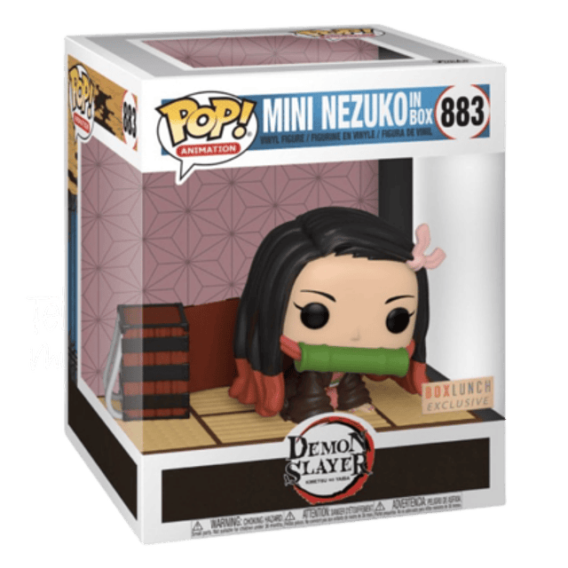 Mini Nezuko In Box Funko Pop Demon Slayer 883 BoxLunch