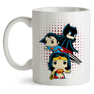 Mug Justice League Tipo Pop