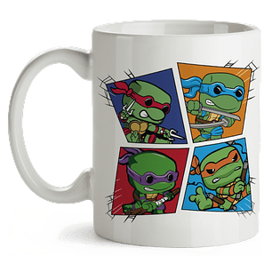 Mug Teenage Mutant Ninja Turtles Tipo Pop