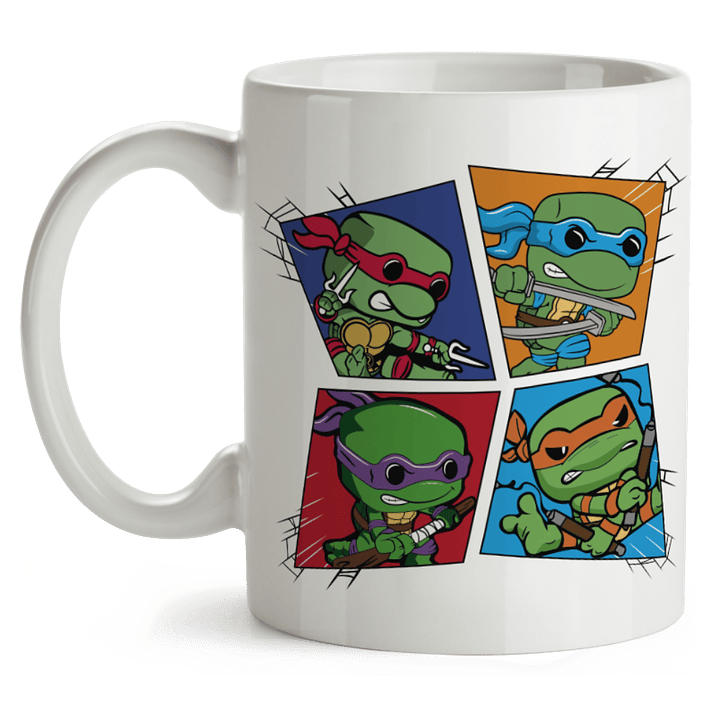 Mug Teenage Mutant Ninja Turtles Tipo Pop 1