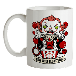 Mug Pennywise It You Will Float Too Tipo Pop
