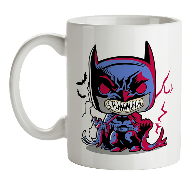 Mug Batman Red Rain Tipo Pop