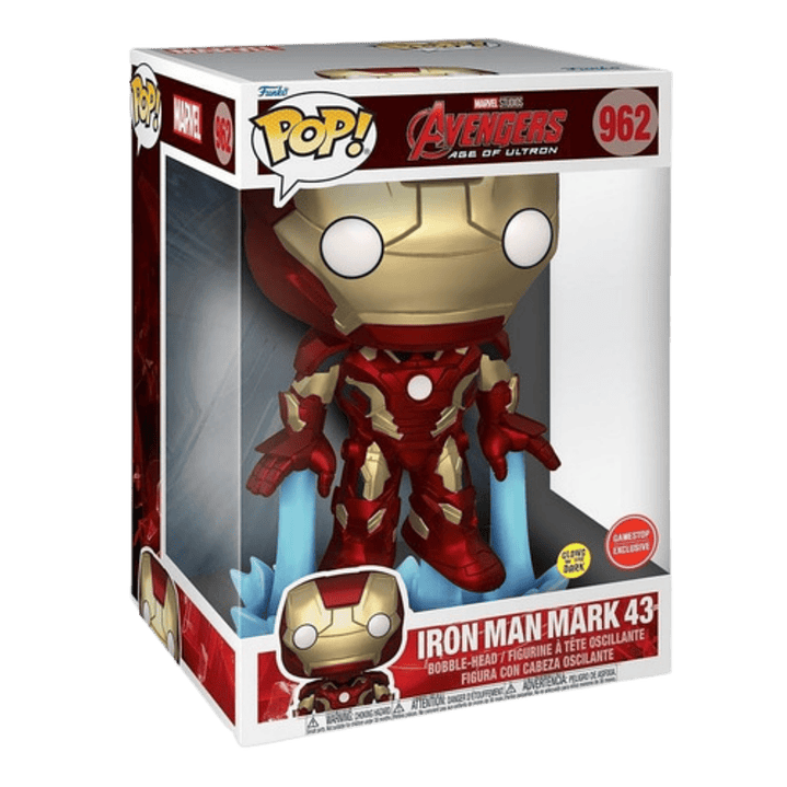 Ironman Mark 43 Funko Pop Avengers Age Of Ultron 962 Gamestop 3