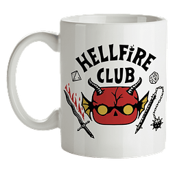 Mug Hellfire Club Stranger Things Tipo Pop