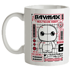 Mug Baymax Big Hero 6 Tipo Pop