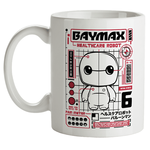 Mug Baymax Big Hero 6 Tipo Pop
