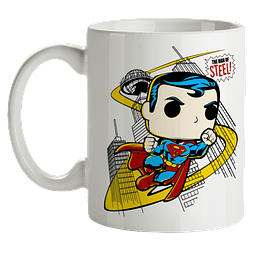 Mug Superman Man Of Steel Tipo Pop