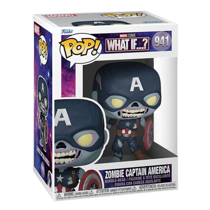 Zombie Captain America Funko Pop What If 941 3