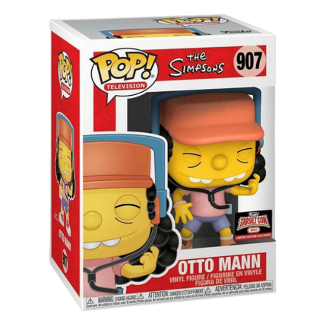 Otto Mann Funko Pop The Simpsons 907 Target Con 2021