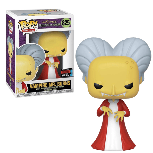 Vampire Mr Burns Funko Pop The Simpsons 825 NYCC 2019