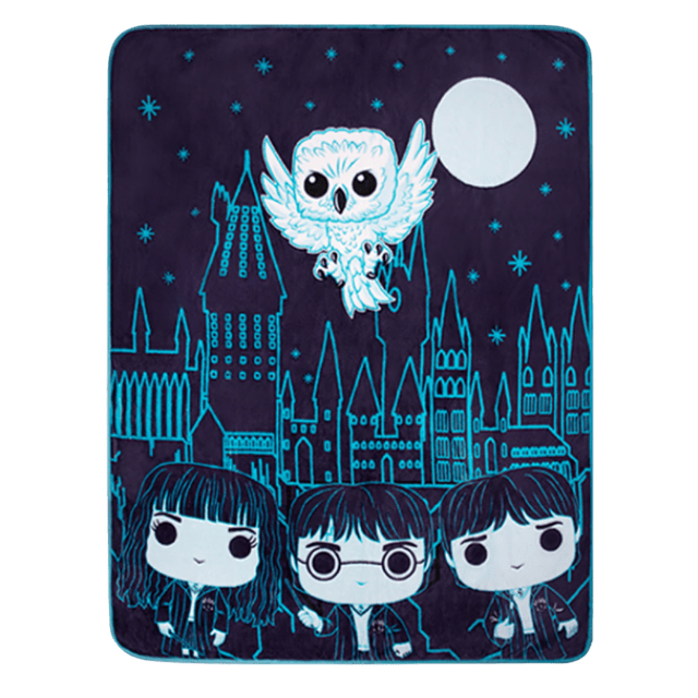 Hogwarts Castle Fleece Throw Funko Pop Harry Potter