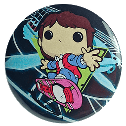 Marty McFly Botón Pinback Back To The Future