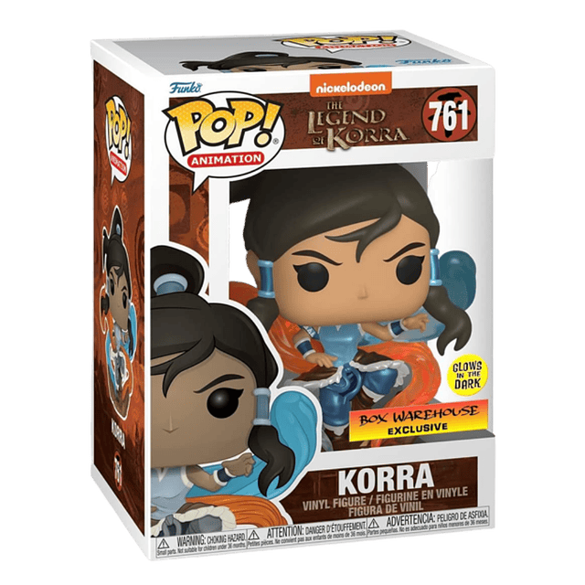 Korra Funko Pop The Legend Of Korra 761 Box Warehouse