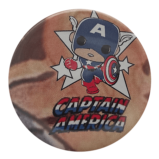 Capitán América Botón Pinback