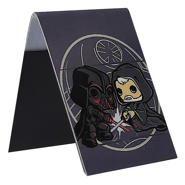 Darth Vader Vs Obi Wan Kenobi Separadores Magnéticos Para Libros