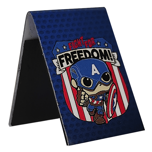 Captain America Freedom Separadores Magnéticos Para Libros