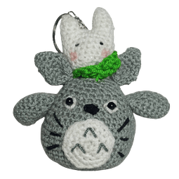 Llavero Amigurumi Totoro Con Chiby