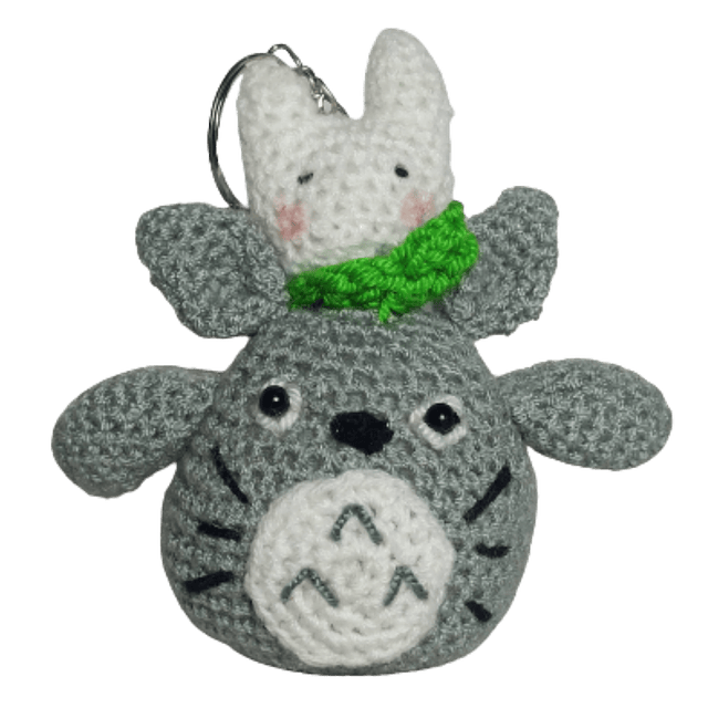 Llavero Amigurumi Totoro Con Chiby