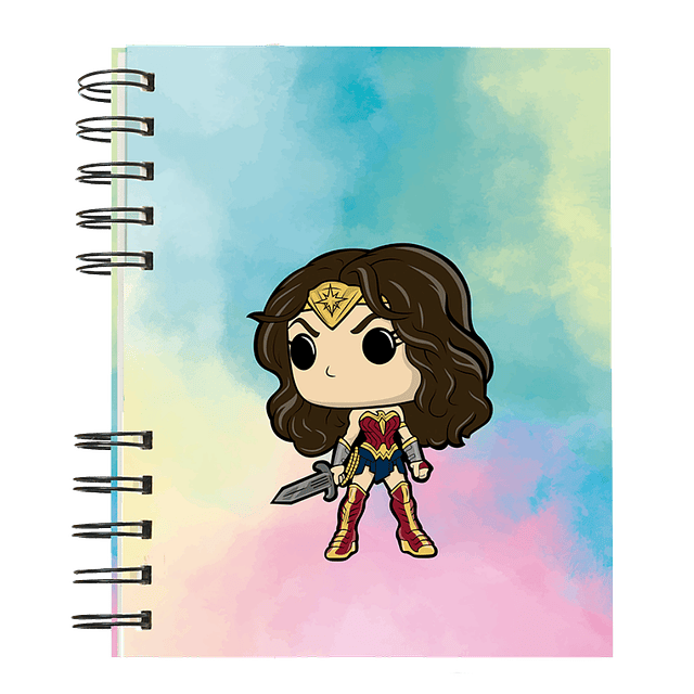 Agenda Wonder Woman Tipo Pop Gal Gadot