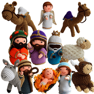 Amigurumi Pesebre Navidad Set