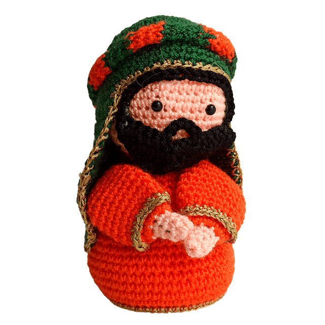 Amigurumi Pesebre Rey Mago Melchor