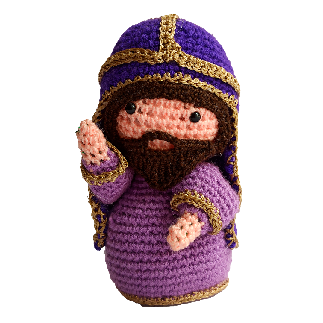 Amigurumi Pesebre Rey Mago Gaspar 1