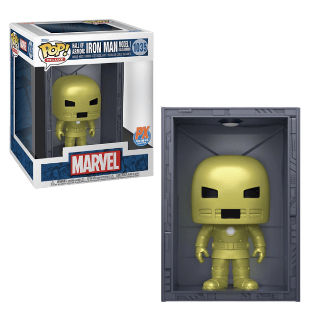 Hall Of Armor Iron Man Model 1 Golden Armor Funko Pop Marvel 1035 PX