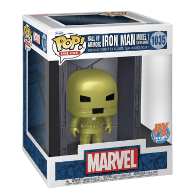 Hall Of Armor Iron Man Model 1 Golden Armor Funko Pop Marvel 1035 PX