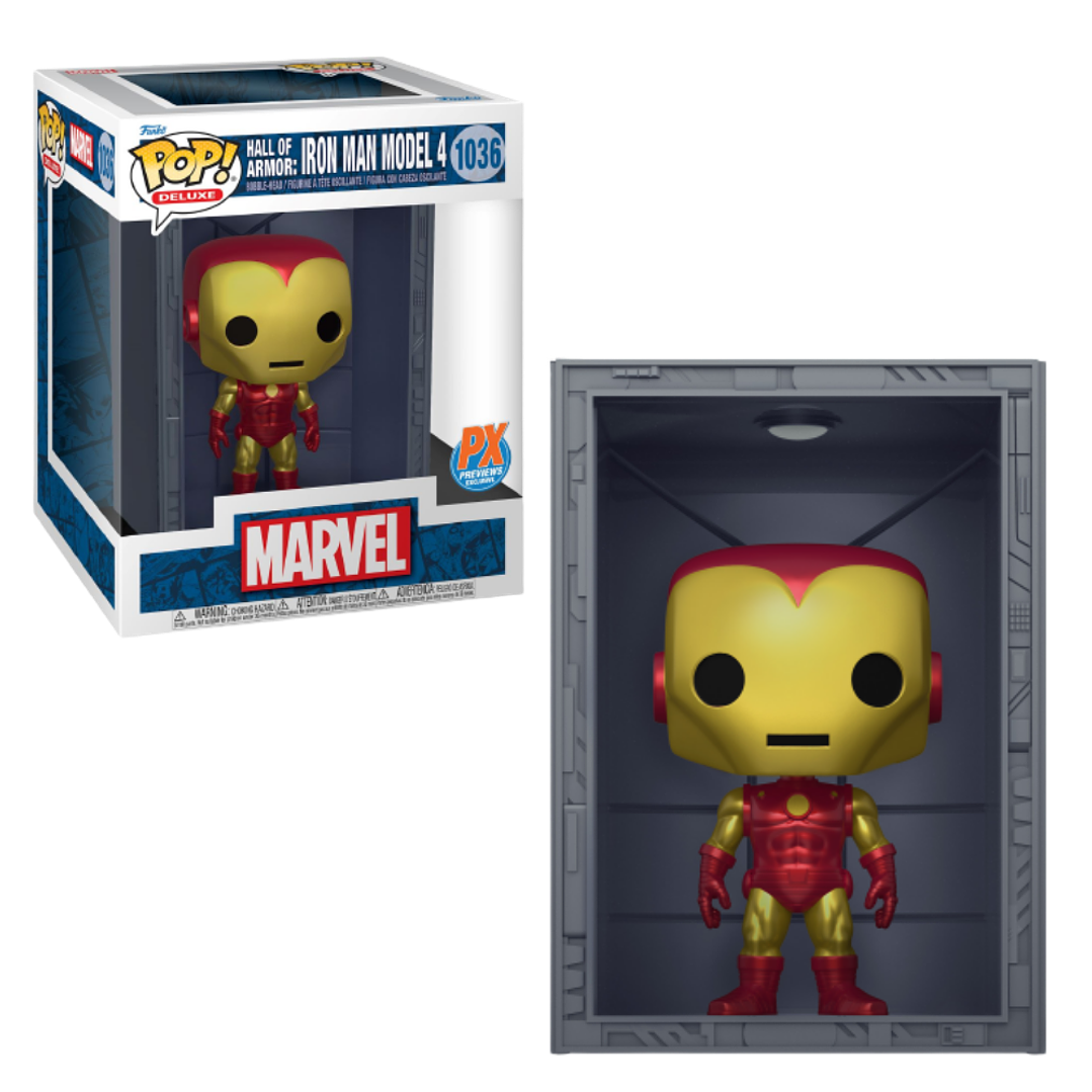 Hall Of Armor Iron Man Model 4 Funko Pop Marvel 1036 PX 1