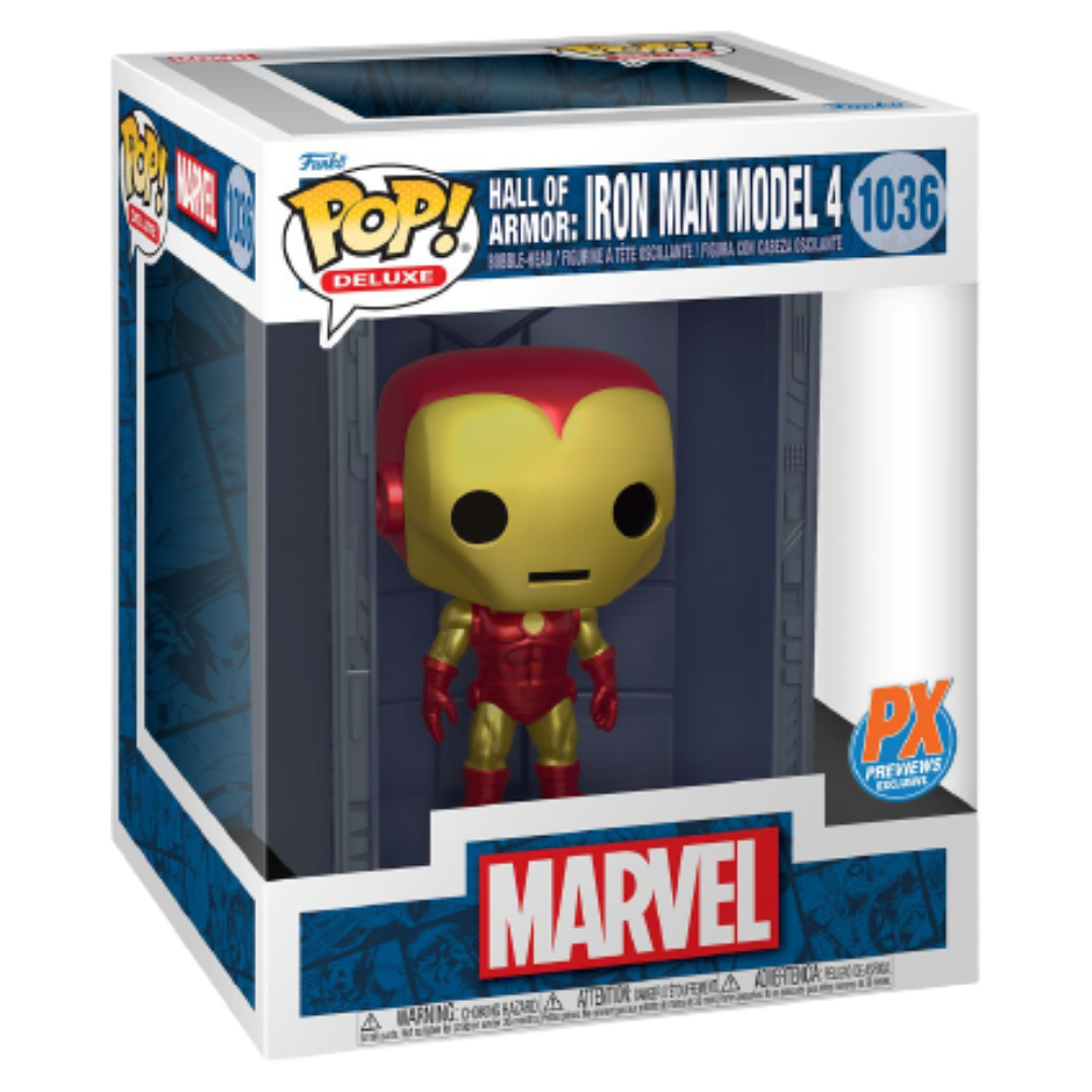 Hall Of Armor Iron Man Model 4 Funko Pop Marvel 1036 PX 3