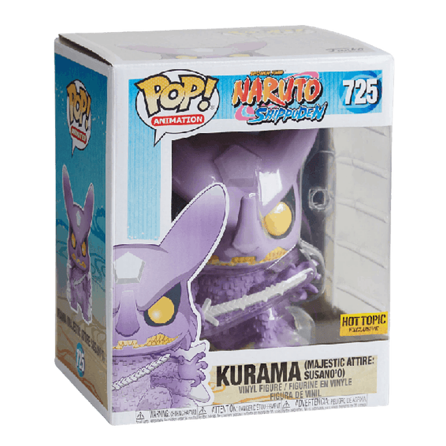 Kurama Majestic Attire Susano'o Funko Pop Naruto Shippuden 725 Hot Topic