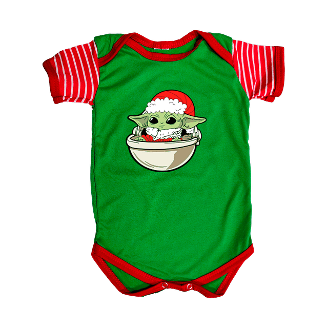 Body Bebés Grogu Navidad